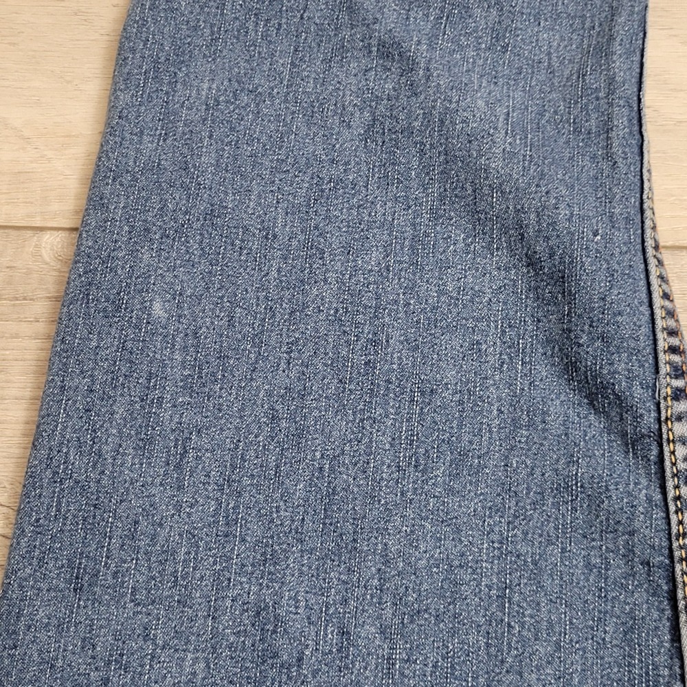 👖Paris Blues Jeans Womens 5 Medium Wash Flare Stretch Low Rise Y2K 90's Boho - Picture 11 of 16